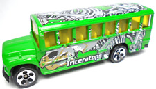 1988 Hot Wheels Triceratops Dinossauro Verde 1:64 Diecast 3 1/8" Ônibus Escolar, usado comprar usado  Enviando para Brazil