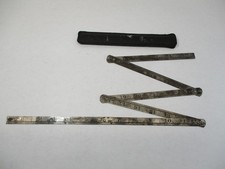 36" Accordion Folding Scale Ruler Rule 16th's, 32th's Made in Germany w/ Case GC comprar usado 36" Accordion Folding Scale Ruler Rule 16th's, 32th's Made in Germany w/ Case GC comprar usado  Enviando para Brazil