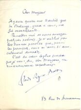 Lettre autographe claude d'occasion  Billère