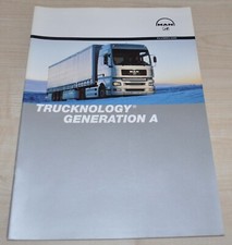 MAN TGA Trucknology Generation A Truck Brochure Broszura DE na sprzedaż  PL