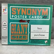 Cartões pôsteres sinônimos vintage 1966 notas 3-6 Milton Bradley comprar usado Cartões pôsteres sinônimos vintage 1966 notas 3-6 Milton Bradley comprar usado  Enviando para Brazil