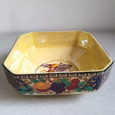 Tigela de frutas Lustreware Robert Pringle & Sons início do século XX antiga feita na Inglaterra comprar usado  Enviando para Brazil