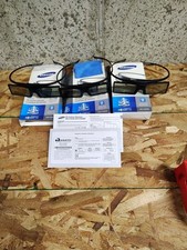 Óculos Samsung Active 3D SSG-4100GB x 3 para Smart TV leitura de filmes pretos, usado comprar usado  Enviando para Brazil