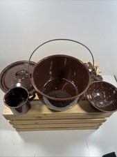 Vintage enamelware bucket for sale  Prairie Grove