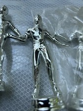 18 VINTAGE Prata TÊNIS MASCULINO Badminton, FIGURAS TROFÉU Topper 4,5” EUA Novo comprar usado  Enviando para Brazil