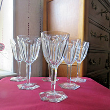 Verres eau cristal d'occasion  Thiaucourt-Regniéville