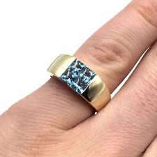 Bandring 14kt gelbgold gebraucht kaufen Bandring 14kt gelbgold gebraucht kaufen  Nürnberg