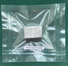 82g indium metall gebraucht kaufen  Plauen