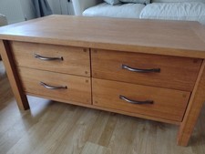 Solid oak coffee for sale  PRESTON