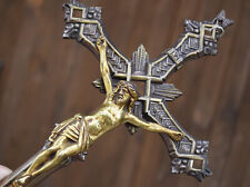 Vintage crucifix bronze d'occasion  Expédié en Belgium