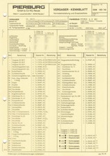 Einstelldaten datenblatt ford gebraucht kaufen  Babenhausen