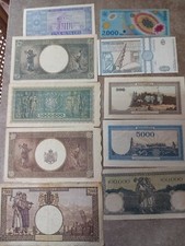 Banconote romania diverse usato  Pavia