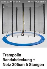 Trampolin sicherheitsnetz 305 gebraucht kaufen  Stockstadt