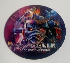 Iron Maiden VIP Drink Token Podwójne strony The Future Past Tour, używany na sprzedaż  Wysyłka do Poland