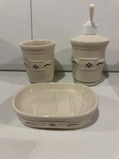 3pc longaberger pottery for sale  Lawrenceville