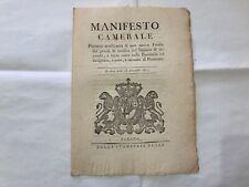 Manifesto camerale nuova usato  Varese