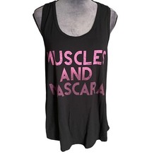 Regata Muscles & Mascara Feminina Preta Racerback Por Chin Up Apparel, usado comprar usado  Enviando para Brazil