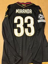 Bologna miranda match issued champions league black shirt rare stock pro comprar usado  Enviando para Brazil