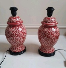 Pair red cream for sale  LYDNEY