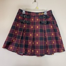 Saia da Grifinória Harry Potter Mundo Mágico Pequeno Zíper Fivelas Xadrez Curto comprar usado Saia da Grifinória Harry Potter Mundo Mágico Pequeno Zíper Fivelas Xadrez Curto comprar usado  Enviando para Brazil