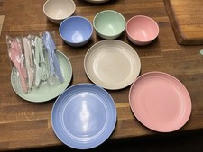 28pcs camping tableware for sale  BRECON