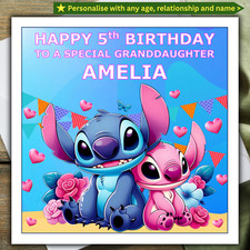 Stitch angel birthday for sale  LYDNEY