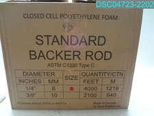 Standard backer rod for sale  Atchison