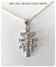 CRUZ DE CARAVACA PLATA DE LEY 925 ml  CROSS OF CARAVACA PENDANT IN SILVER  comprar usado  Enviando para Brazil