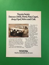 1973 1974 TOYOTA COROLLA 1600 VINTAGE ANÚNCIO IMPRESSO ORIGINAL IMPRESSO IMPRESSO comprar usado  Enviando para Brazil
