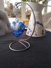Sienna glass heart for sale  NOTTINGHAM