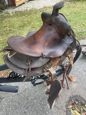 Vintage tooled leather for sale  Cooks