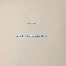 Markus lüpertz erschaffung gebraucht kaufen  Berlin
