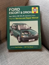 Manual de reparo Ford Escort & Orion 1990-2000 Mk6 Zetec Silvertop Haynes oficina , usado comprar usado  Enviando para Brazil