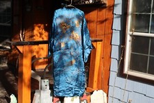 Vestido azul bordado vintage quimono luta dragões japonês comprar usado  Enviando para Brazil