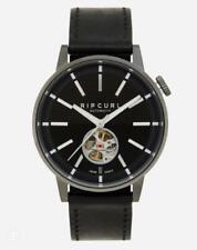 Rip Curl DRAKE RELÓGIO DE SURF AUTOMÁTICO DE COURO Novo - 008MTI Gunmetal Rrp $449.99 comprar usado  Enviando para Brazil