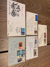 5 CUBIERTAS POSTALES Y FDCS GRAN BRITÁNICA 1967 -1979 segunda mano  Embacar hacia Mexico