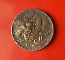 Centesimi 1936 errore usato  Cervaro