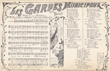 Old postcard musical d'occasion  Expédié en Belgium