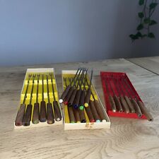 Fonduegabeln besteck vintage gebraucht kaufen  Deutschland