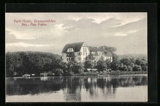 Ansichtskarte Gremsmühlen, Park-Hotel, Bes. Max Frahm 1910  comprar usado  Enviando para Brazil