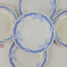 Assiettes plates faïence d'occasion  Saint-Macaire