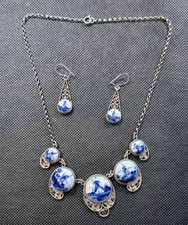 Dutch delfts necklace d'occasion  Expédié en Belgium