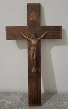 Crucifix bois dieu d'occasion  Bas-en-Basset