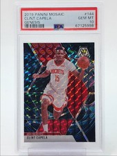 CLINT CAPELA 2019-20 MOSAICO BASQUETE GENESIS PRIZM SP GEM MT PSA 10 Q4152 comprar usado  Enviando para Brazil