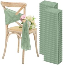 Wedding cheesecloth chair for sale  Niles