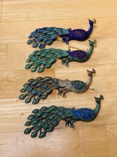 Decorative glittering peacock for sale  NORWICH