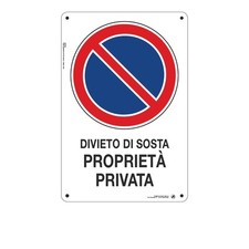 Cartello alluminio divieto usato  Italia