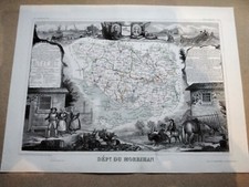 Carte ancienne morbihan d'occasion  Flumet