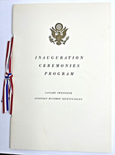 1977 Programa de Inauguração Presidencial Jimmy Carter Walter Mondale 20 de janeiro comprar usado  Enviando para Brazil
