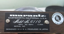 Vintage marantz 6110 for sale  Hayward